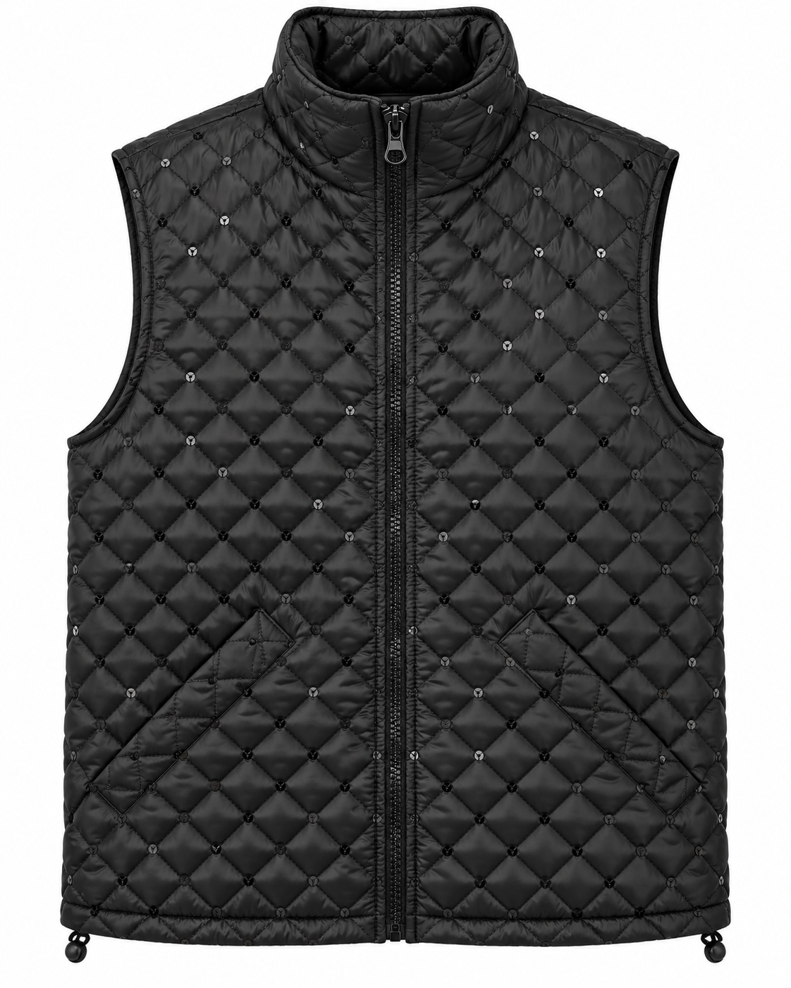 Veste matelassée à détails scintillants