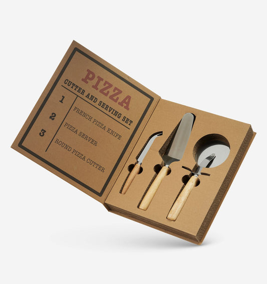 COFFRET D'USTENSILES À PIZZA