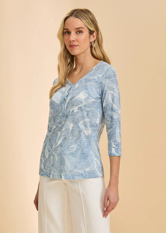 CHANDAIL MOTIF FEUILLAGE