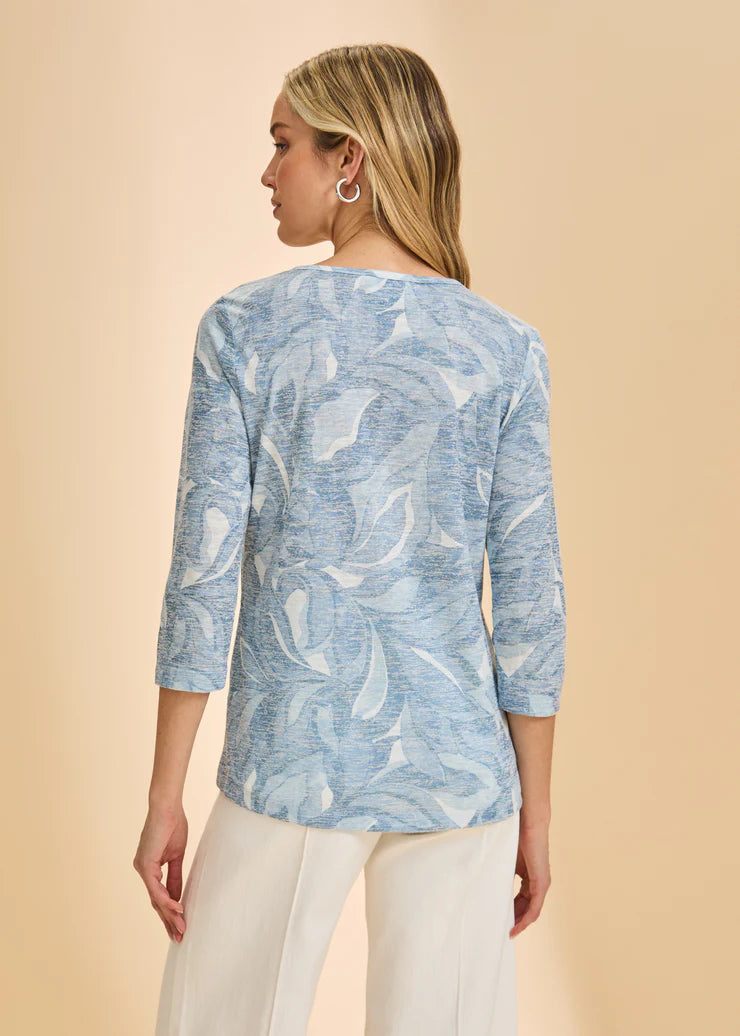 CHANDAIL MOTIF FEUILLAGE