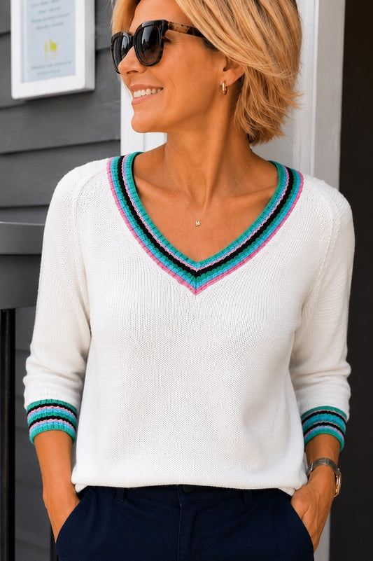 TENNIS-STYLE KNIT