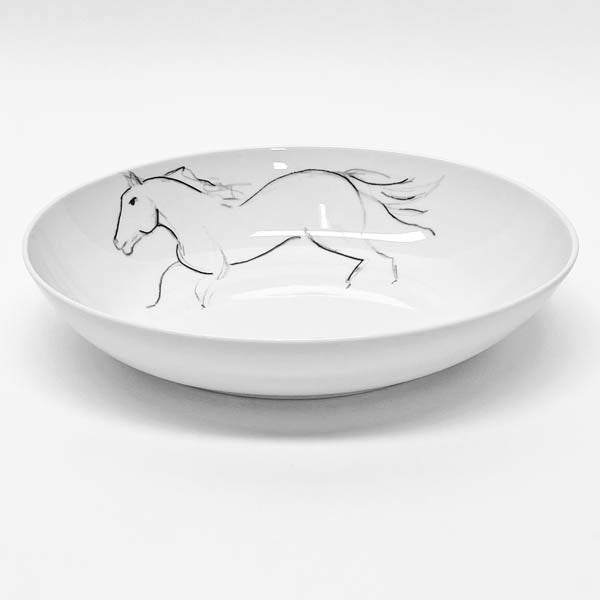 EQUESTRIAN OVAL BOWL
