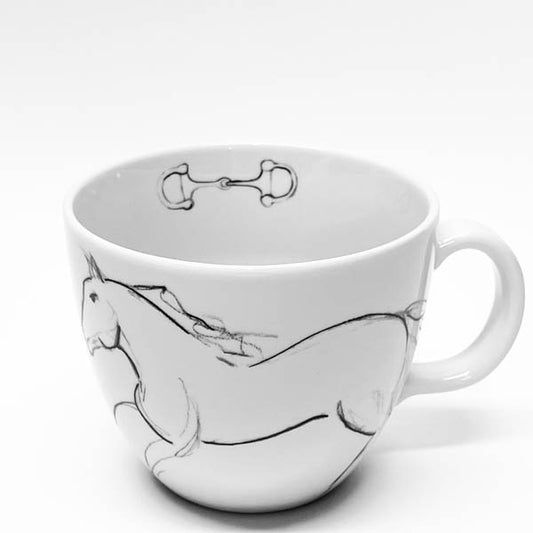 EXTRA LARGE EQUESTRIAN MUG