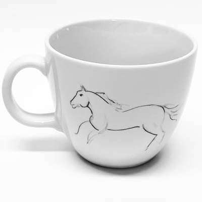 EXTRA LARGE EQUESTRIAN MUG